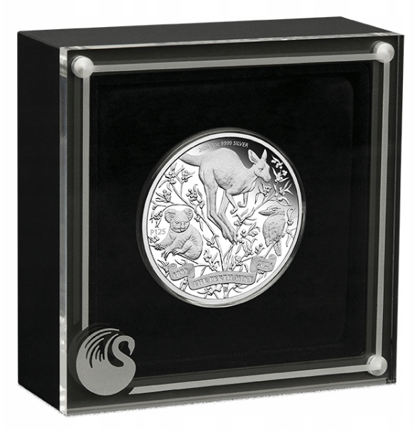 1 oz Ag - 125 rocznica Perth Mint PROOF - 2024 rok - BOX